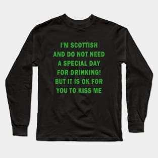 Scottish - St Patricks day Long Sleeve T-Shirt